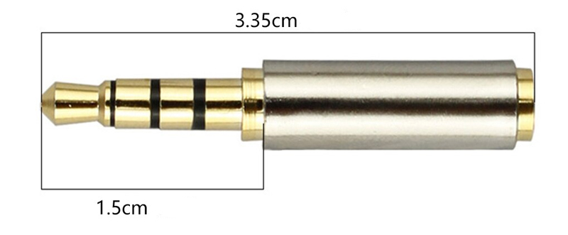 Адаптер Jack 3,5 мм на jack 2,5 vмм