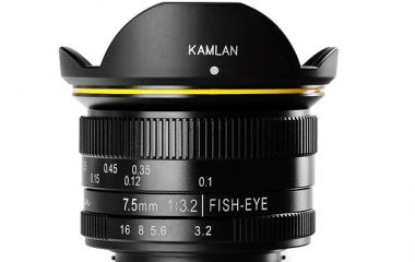Kamlan анонсирует новый fisheye объектив 7.5mm F3.2 для системы Micro Four Thirds.