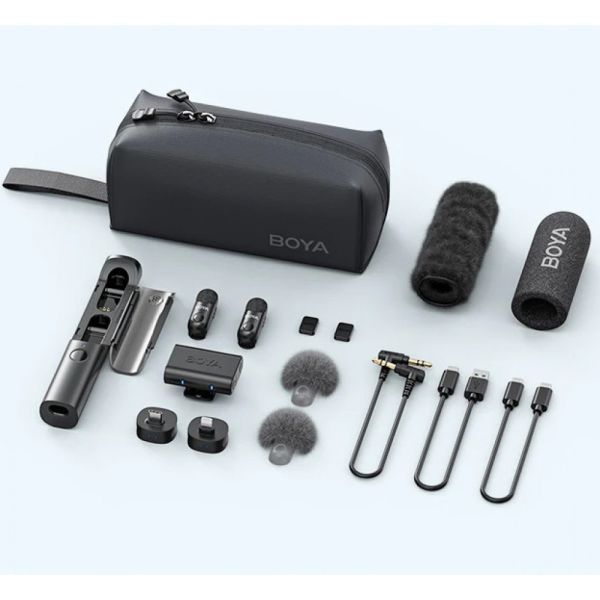 Бездротовий мікрофон Boya Magic 02 Type-C/Lightning 