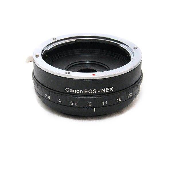 Переходное кольцо Canon EOS - Sony E-mount с лепестками диафрагмы