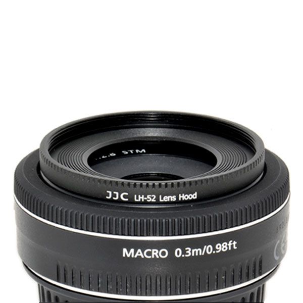 Бленда Canon ES-52 для Canon EF 40mm f/2.8 STM и EF-S 24mm F2.8 STM (JJC LH-52)