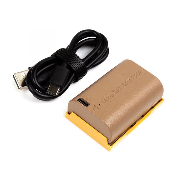Аккумулятор PowerPlant Canon TLP-E6NH 2250mAh с кабелем Type-C