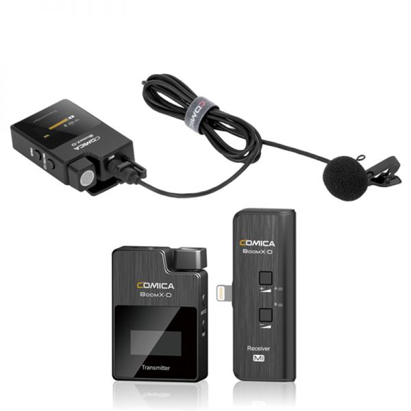 Беспроводной петличный микрофон Comica BoomX-D MI1 Lightning для Iphone