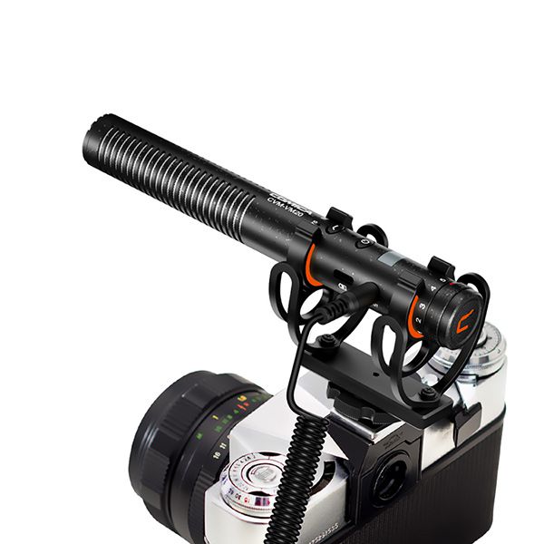 Суперкардиодный микрофон-пушка Comica CVM-VM20 со встроенным аккумулятором