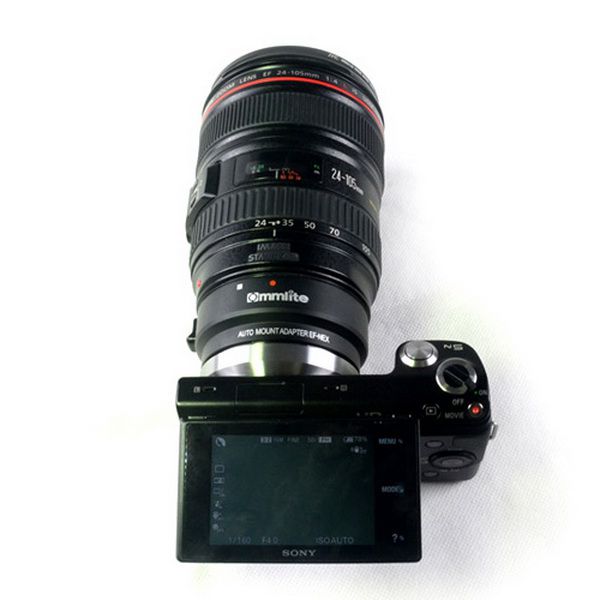 Переходное кольцо Canon EF - Sony E-mount (Commlite CM-EF-NEX)