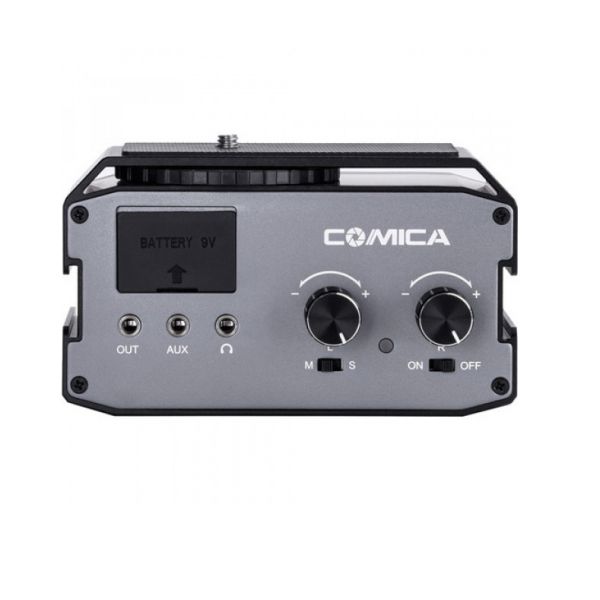 Двухканальный аудиомикшер Comica CVM-AX3 Dual-Channel Audio Mixer