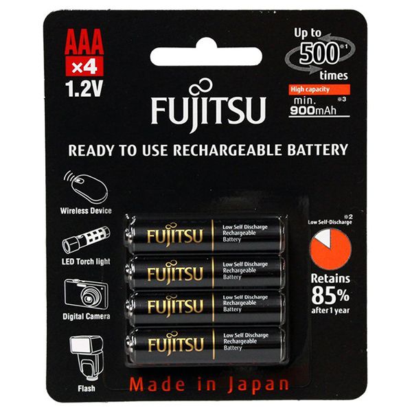 Аккумуляторы Fujitsu 950mah Ni-MH AAA HR-4UTHCEU(4B)