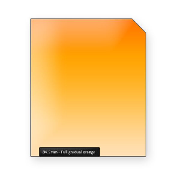 Градиентный фильтр 84.5mm Orange full gradual