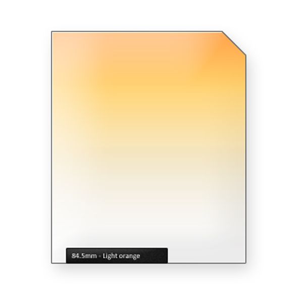 Градиентный фильтр 84.5mm Light Orange