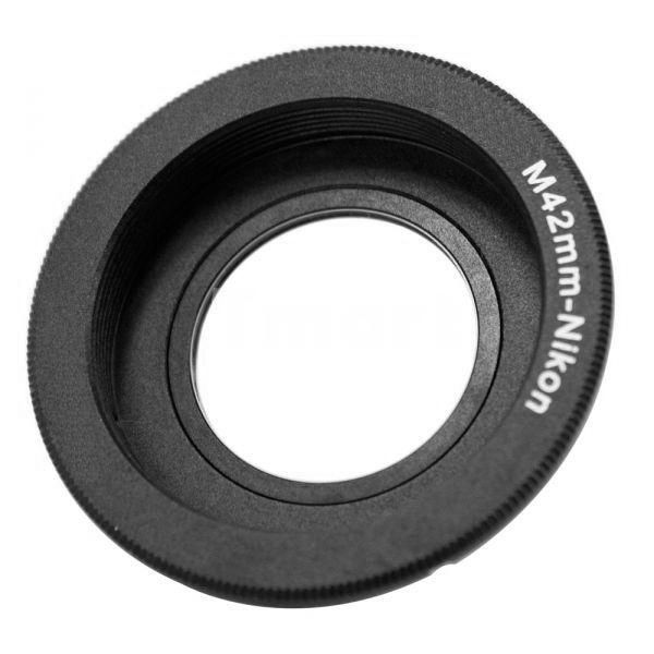Переходное кольцо M42 - Nikon F со съемной линзой