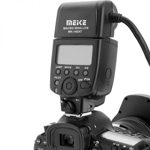 Кольцевая макро вспышка TTL Meike MK-14EXT Nikon