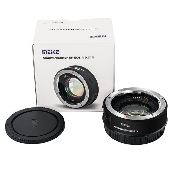 Спідбустер Canon EF на Canon RF (Meike EFTR-0.71X) для кріплення об'єктивів Canon EF до камер Canon R (APS-C)