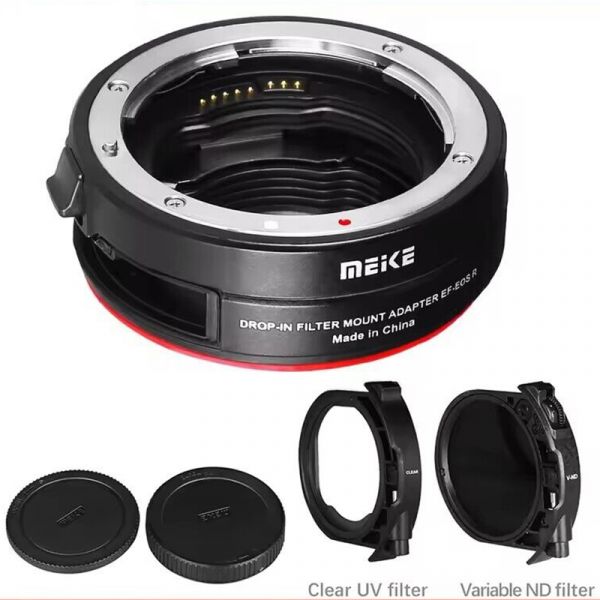 Перехідне кільце Meike EF-EOS R Drop-in Filter з вставним VND фільтром (MK-EFTR-C, для камер Canon EOS R)