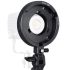 Адаптер Minibowens-Bowens NiceFoto Mini-36B с держателем фотозонта