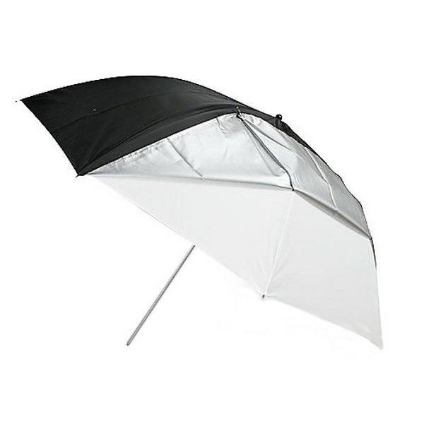 Зонт на просвет и отражение Weifeng UR-05 Black-White 2 в 1