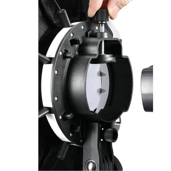 Софтбокс октобокс Triopo KX-65 с креплением на стойку для накамерных вспышек