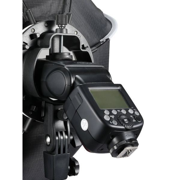 Софтбокс октобокс Triopo KX-65 с креплением на стойку для накамерных вспышек