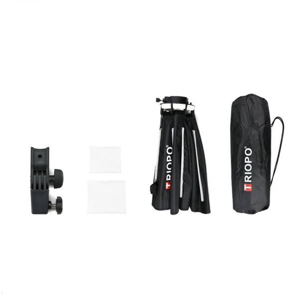 Софтбокс октобокс Triopo KX-65 с креплением на стойку для накамерных вспышек