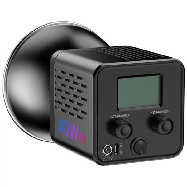 Портативний діодний освітлювач Ulanzi L024 40W RGB 2500-6500k 50Вт з блоком живлення