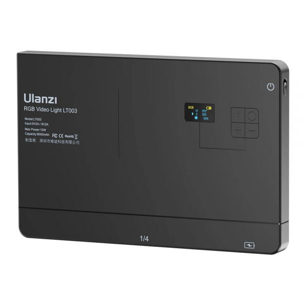 LED-свет Ulanzi LT003 RGB 2500-9000K со встроенным аккумулятором
