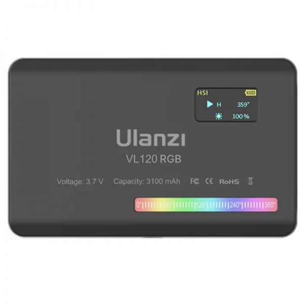 LED-осветитель Ulanzi VL120 RGB 2500-9000K (встроенный аккумулятор)