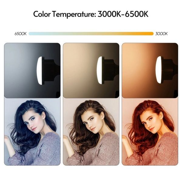 Лампа для фото відео зйомки з пультом Visico LED-R65W Bi-Color