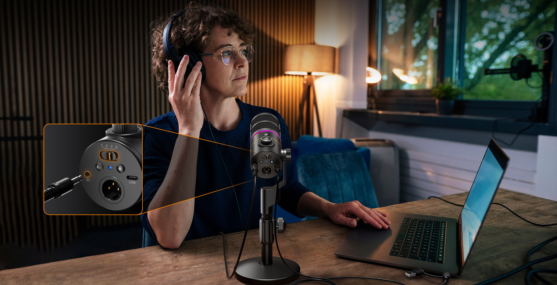 Підтримка 4-рівневого регулювання підсилення