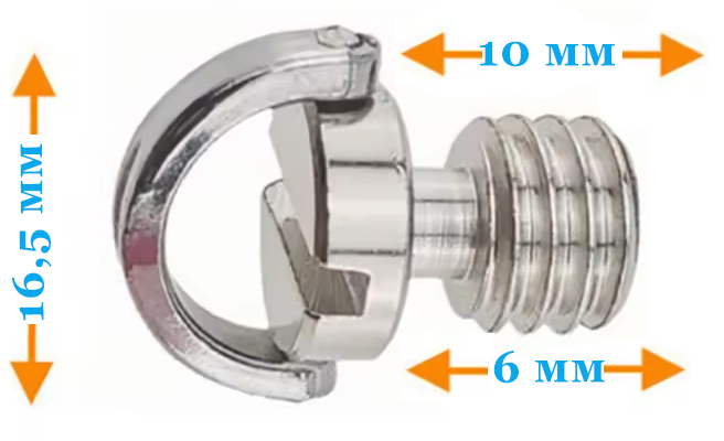 D-образний гвинт для швидкознімних площадок Dslr Dtype38