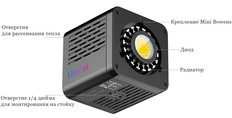Осветитель Ulanzi 40W RGB (L024)