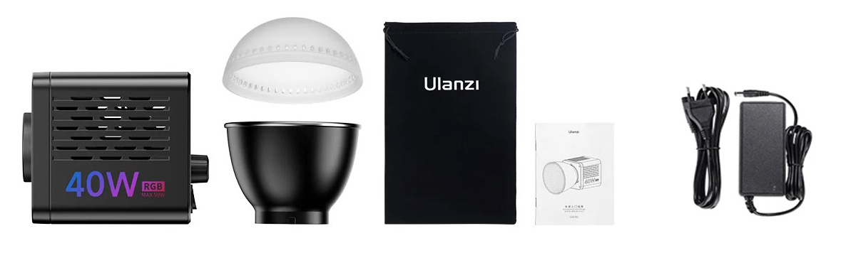 Комплектація освітлювача Ulanzi L023