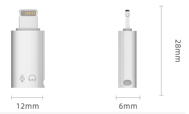 Переходник с USB-C (Type-C) на Lightning